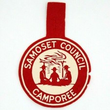 Vintage Camporee Samoset Council Felt Patch Wisconsin Boy Scouts BSA WI picture