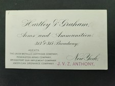 1880s antique HARTLEY & GRAHAM nyc ARMS AMMUNITION nyc REMINGTON BRIDGEPORT GUN picture