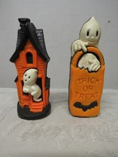 2 VTG 1987-88 Wizard Halloween Ghosts Haunted House Wax Halloween Air Fresheners picture