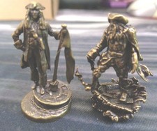 Pirates of the Caribbean Inspired Brass Pirate Captain & Davey Jones Set picture