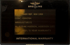 Breitling Navitimer Ref. 806 AB0910371B1X1 Authentic Watch Certificate Warranty picture