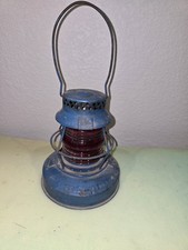 Handlan St. Louis Milwaukee utility Lantern C.M. & St.P. Ry Red Globe picture