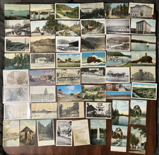 Vintage Oregon Postcards Lot of 50 Has RPPC's Beaches Bridges Hotels Rivers - B picture