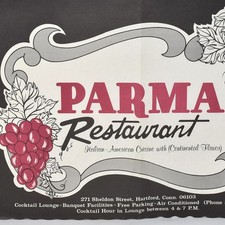 1970s Parma Italian Restaurant Lounge 271 Sheldon Street Hartford Connecticut picture