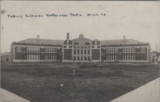RPPC Public School Norwood Park Chicago IL Illinois 1916 Real Photo Postcard picture