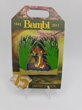 Disney Bambi and Faline 75th Anniversary Limited Edition LE 3000 3D Pin 2017 picture