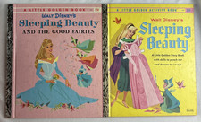 Lot Vtg Little Golden Book Walt Disneys Sleeping Beauty & Good Fairies 1957 + 1 picture