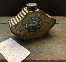1307🌟Antique c1918 Vanity RARE Henry Tetlow’s PUSSYWILLOW Talc de luxe Tin FULL picture