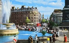 London Trafalgar Square 1961 old card pc cpa postcard picture