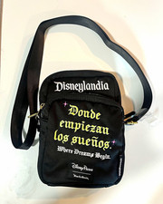Disney Parks Disneylandia Small Black Crossbody/Shoulder Bag 