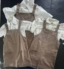 REDUCED 3 Vintage 197O’s BROWNIE Girl Scout UNIFORM JUMPERS-BLOUSES picture