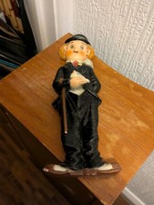 Vintage Chalk Charlie Chaplin Ceramica Convento Jusus Maria Wallace Bust picture