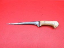 18th Century Indian Mughal Islamic Pesh Kabz Dagger Wootz Blade Bone Handgrip F2 picture