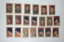 1926 W512 SILENT MOVIE STARS STRIP CARDS HAND CUT 20 Original Cards picture