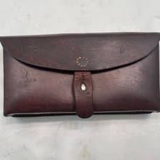 Vintage Swiss Military Leather Belt Pouch – Emrich of Bern Early 1900s - 1940s picture