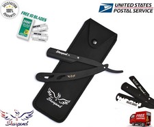 BARBER SALON STAINLESS STEEL SHAVING RAZOR BLADE STRAIGHT EDGE CUT THROAT RAZORS picture