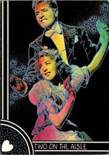 Vintage 1985 Two on the Aisle Musical Play Postcard picture