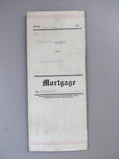 1912 Mortgage Deed Vancouver Canada Joseph Mayhew to Ms. Bell SPINSTER Signed picture