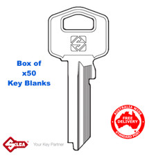 SILCA Keyblanks-Box Of Fifty- GAINSBOROUGH / TESA,Key Blank-Free Postage picture