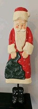 Vintage James Haddon Hand Carved Santa Folk Art picture