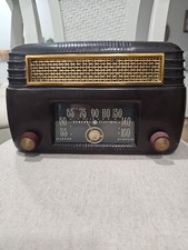 Listing TitleVintage 1946 GE Model 202 Bakelite Tube Radio - WORKING Post-WWII picture