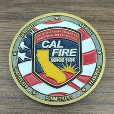 California Department of Forestry & Fire Protection Challenge Coin #2 picture