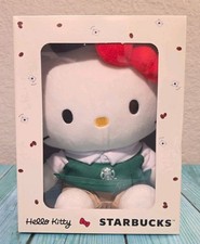 🔥New Starbucks Hello kitty Plush 2025 Barista Plush Holiday Kitty🔥 picture
