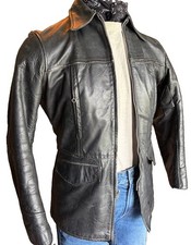 Rare Vintage 60s Harley-Davidson Townsman Horsehide Leather Jacket Talon Serval picture