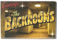 Greetings From The Backrooms Liminal Horror Retro 2x3 MAGNET Vintage picture