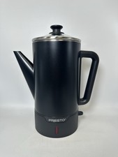 Presto 02815 12-Cup Cordless Coffee Percolator - Matte-Black *NEW NO BOX* picture