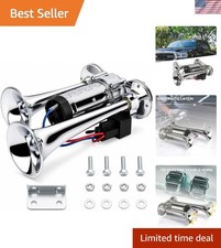 High-Performance 600DB Dual Air Horn with Compressor - Ideal for All Vehicles picture