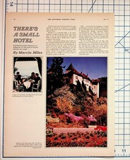 1974 Saturday Evening Post Switzerland Travel Article Le Mirador Lake Geneva picture
