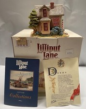 Lilliput Lane American Landmark Shave And Haircut w Deed, 3