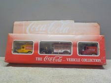 RARE Vintage COCA COLA 3-Piece DieCast Vehicle Collection Hartoy picture
