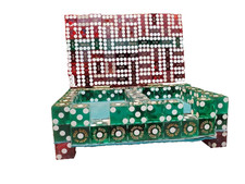 VTG LAS VEGAS Double Deck Card box Las Vegas DICE (read) OOAK picture