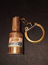 Rare Vintage Schlitz Ginger Ale Soda Advertising Flint Ad Lighter Bottle Shaped  picture