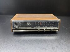 Vintage General Electric 7-4320A Flip Clock Radio Alarm Powers On Needs Service picture