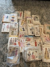 Lot Vintage Sewing Patterns 1950s 60s 70s picture