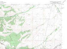 Bannock Pass Quadrangle Montana-Idaho 1965 USGS Topo Map 7.5 Minute Topographic picture