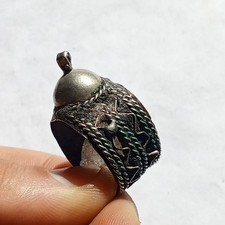 WONDERFUL ANCIENT VIKING STUNNING RARE ANCIENT SILVER RING picture