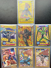 2024 Topps Marvel Finest 6 Card Lot Spider-Man 2099 Black Bolt /50 Numbered picture