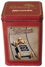 VTG 1990’s Cadbury-Mounds Derby-Quality Limited Edition-Collector's-Candy Tin picture