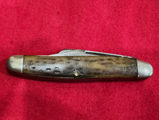 Vintage Case Tested XX 3-Blade Stockman Pocket Knife 1920–1940 Handle Repair picture