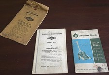 Vintage Montgomery Ward Garden Mark Lawn Mower Manual & Envelope Grouping picture
