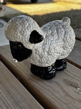 Cute Vintage Ceramic Lamb Piggy Bank picture