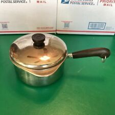 Revere Ware 2 Qt. Tri Disc Bottom Sauce Pan With Lid And Double Boiler Insert picture