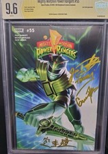 Mighty Morphin Power Rangers #55 BOOM Studios JDF Signed 9.6 CBCS Green Ranger picture