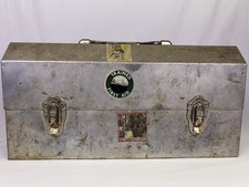 Vintage Homestake Mining Company Miners Metal Lunch Box Pail Riveted Aluminum  picture