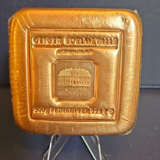 Geiger Edelmetalle Schloss Güldengossa 500g Fine Copper 999.9 Bar w/ COA picture