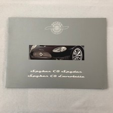 Spyker Car Sales Brochure Catalog C8 Spyder C8 Laviolette picture